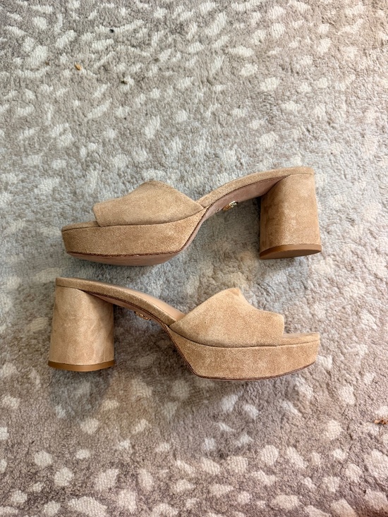 Veronica Beard Shoes - Brand New Veronica Beard Suede Block Heel Dali Mules